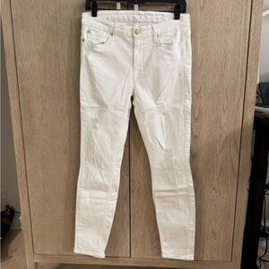 7 for All Mankind, Distressed Skinny Jeans